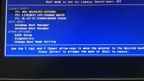 cloned drive does not show under legacy boot order